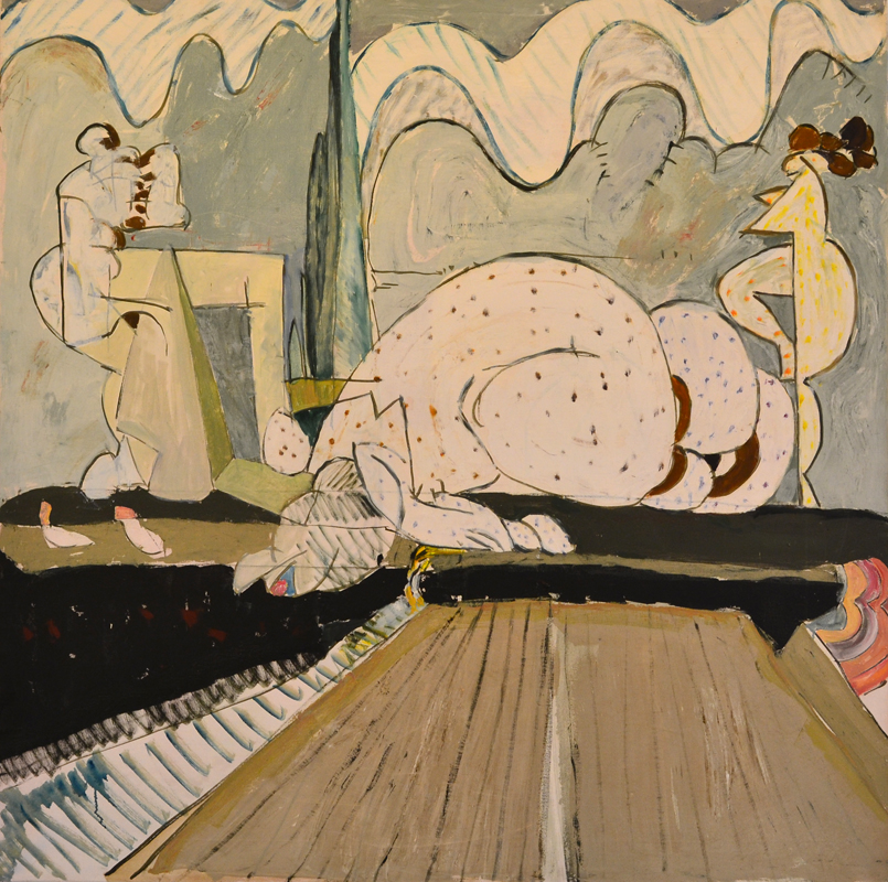 Gustaaf van der Braak - Slain animal repaint - 1980